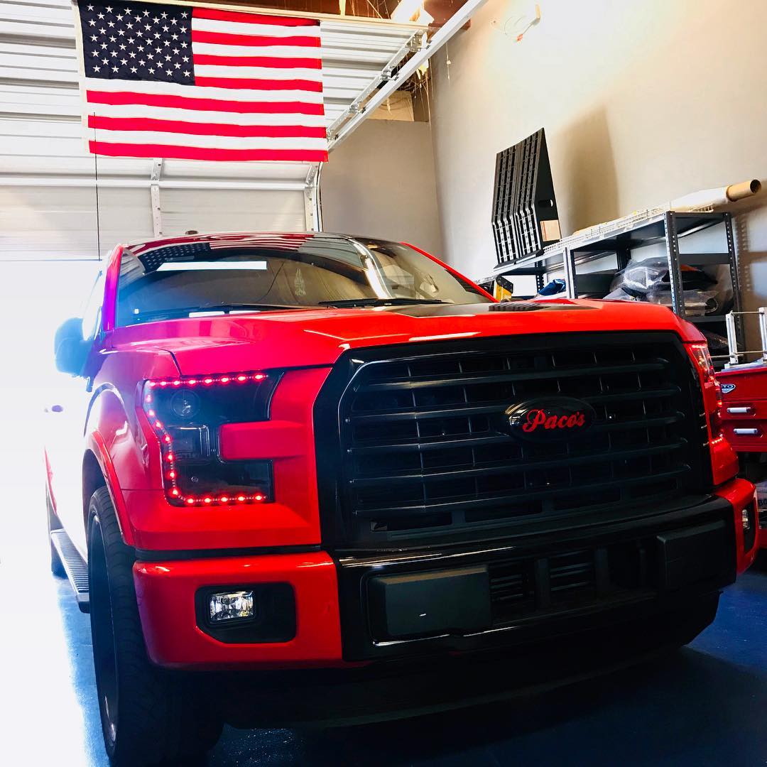 2016-2020 Ford Raptor RGBW Color-Chasing LED Halo DRL Kit LED headlight kit AutoLEDTech Oracle Lighting Trendz Flow Series RGBHaloKits OneUpLighting Morimoto