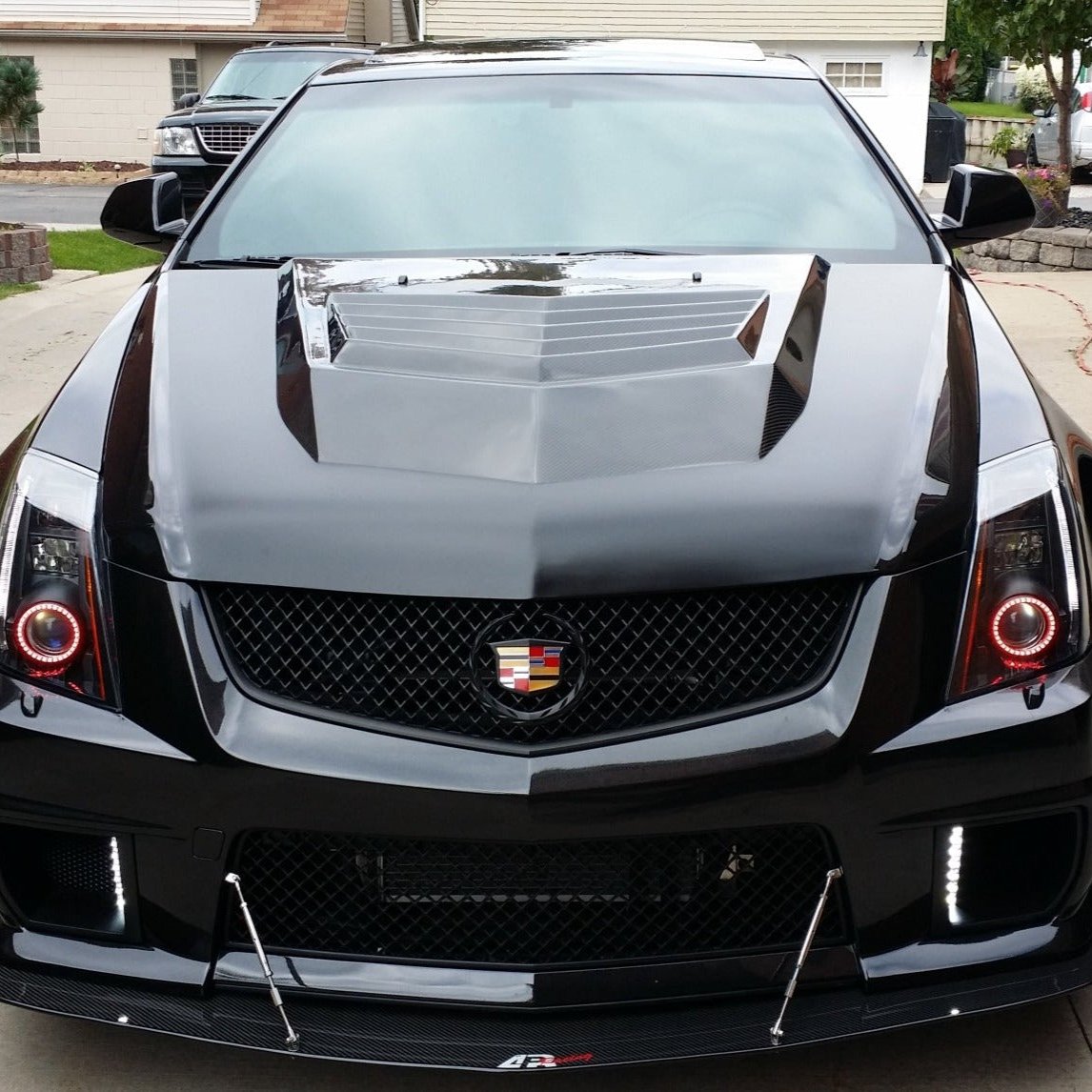 2008-2015 Cadillac CTS CTS-V RGBW Color-Chasing LED Halo DRL Kit LED headlight kit AutoLEDTech Oracle Lighting Trendz Flow Series RGBHaloKits OneUpLighting Morimoto