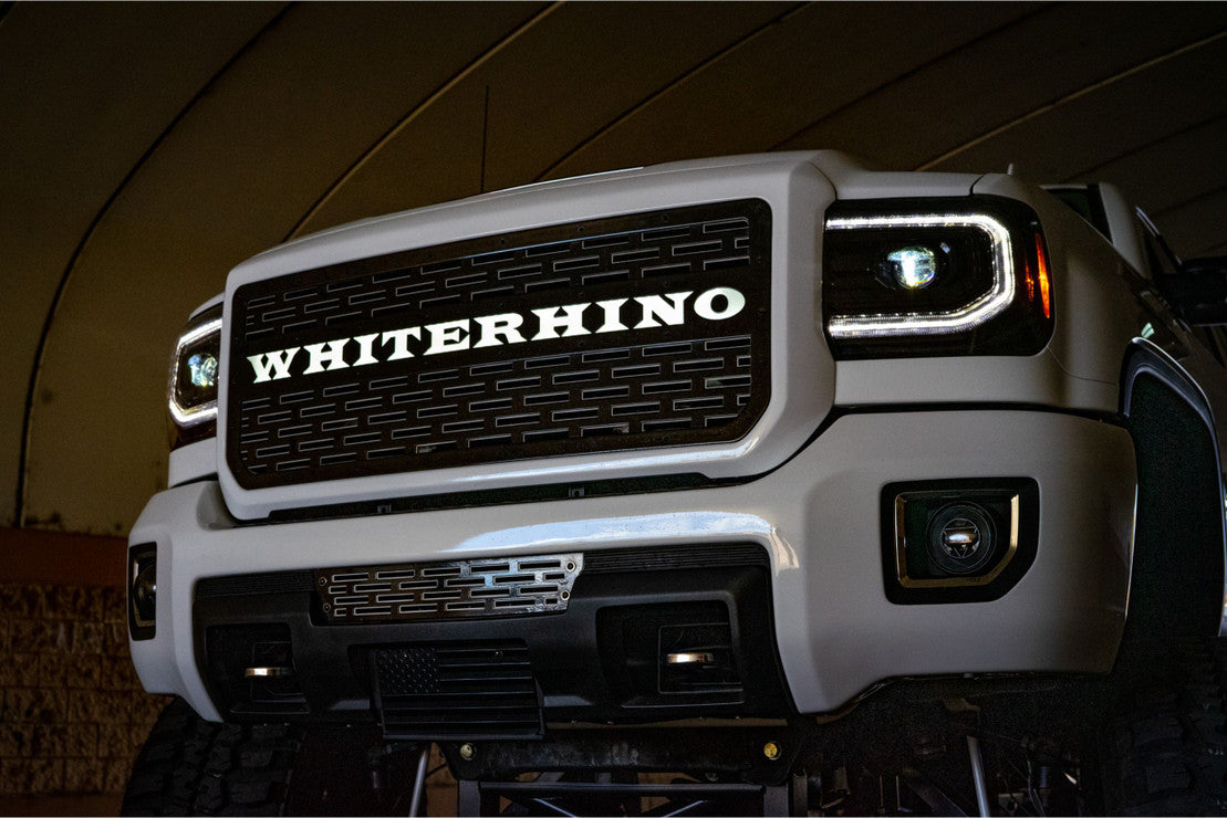 2014-2019 GMC Sierra 1500 2500 HD LED DRL Projector Replacement Headlights