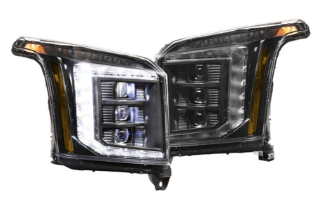 2015-2020 GMC Yukon LED DRL Projector Replacement Headlights LED headlight kit AutoLEDTech Oracle Lighting Trendz Flow Series RGBHaloKits OneUpLighting Morimoto