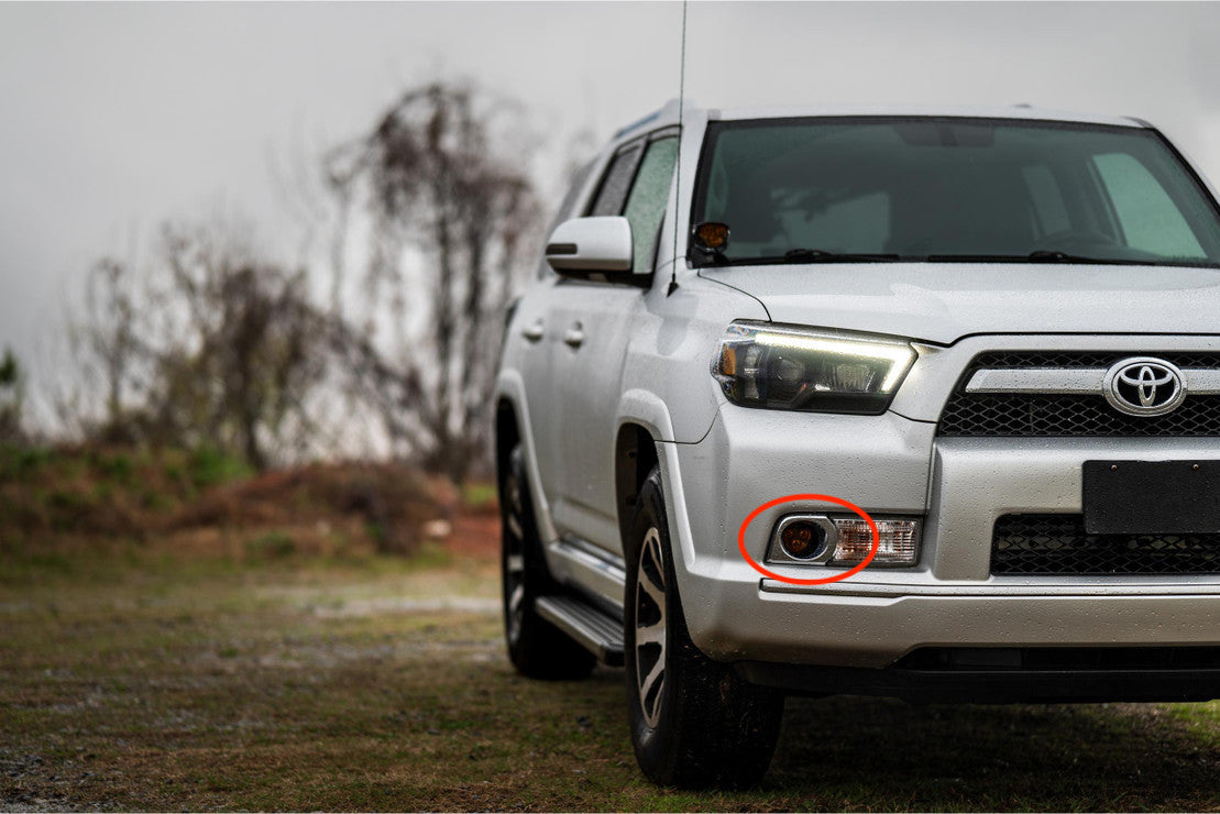 2010-2013 Toyota 4Runner 4Banger LED Fog Light Pod Assemblies LED headlight kit AutoLEDTech Oracle Lighting Trendz Flow Series RGBHaloKits OneUpLighting Morimoto