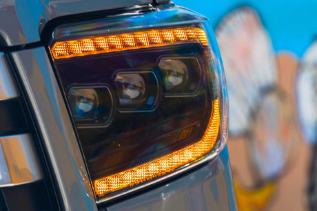 2014-2020 Toyota Tundra Amber LED DRL Projector Replacement Headlights V2 LED headlight kit AutoLEDTech Oracle Lighting Trendz Flow Series RGBHaloKits OneUpLighting Morimoto