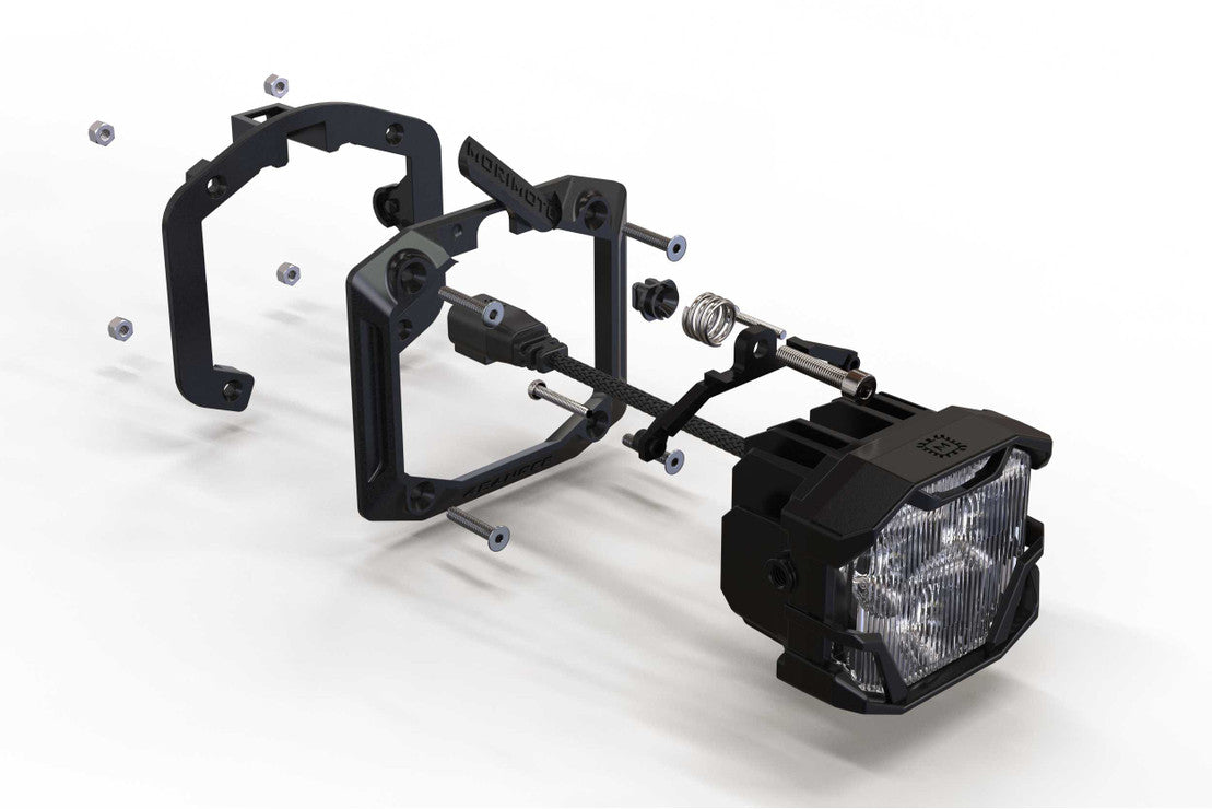 Universal Flush Mount 4Banger LED Fog Light Pods LED headlight kit AutoLEDTech Oracle Lighting Trendz Flow Series RGBHaloKits OneUpLighting Morimoto