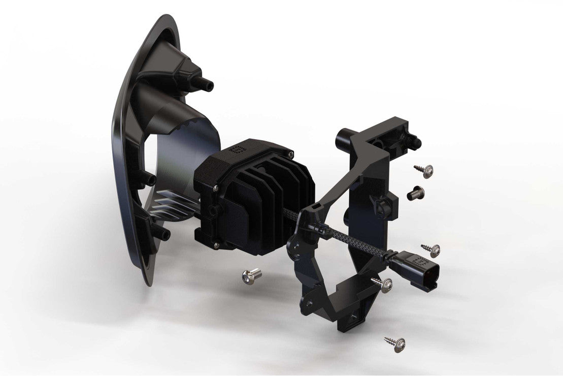 2009-2012 Dodge Ram 1500 4Banger LED Fog Light Pod Assemblies LED headlight kit AutoLEDTech Oracle Lighting Trendz Flow Series RGBHaloKits OneUpLighting Morimoto