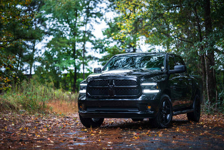 2009-2018 Dodge Ram 1500 2500 HD LED DRL Projector Headlight Assemblies LED headlight kit AutoLEDTech Oracle Lighting Trendz Flow Series RGBHaloKits OneUpLighting Morimoto