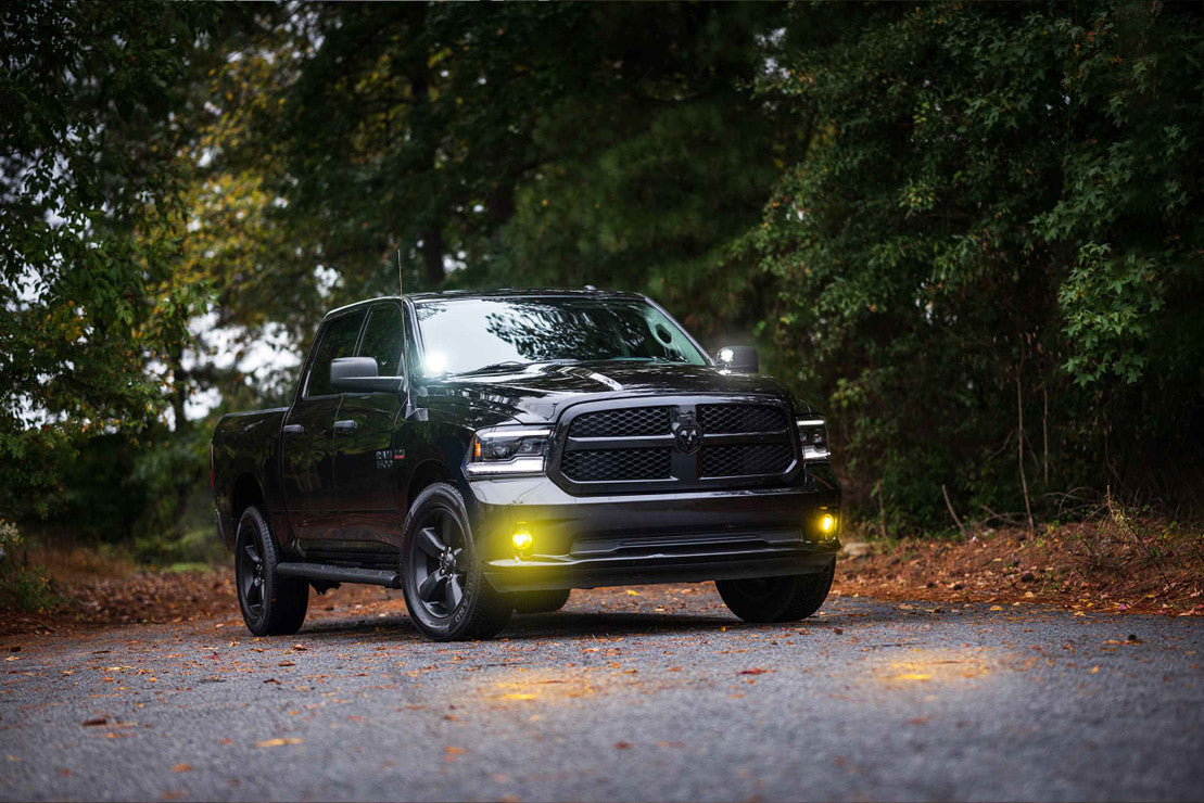2013-2018 Dodge Ram 1500 4Banger LED Fog Light Pod Assemblies LED headlight kit AutoLEDTech Oracle Lighting Trendz Flow Series RGBHaloKits OneUpLighting Morimoto