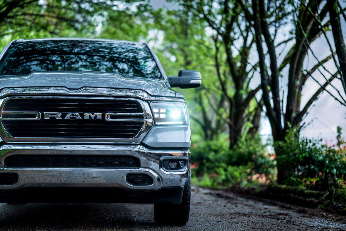 2019-2023 Ram 1500 4Banger LED Fog Light Pod Assemblies LED headlight kit AutoLEDTech Oracle Lighting Trendz Flow Series RGBHaloKits OneUpLighting Morimoto