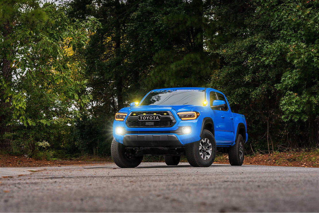 2016-2022 Toyota Tacoma 4Banger LED Fog Light Pod Assemblies LED headlight kit AutoLEDTech Oracle Lighting Trendz Flow Series RGBHaloKits OneUpLighting Morimoto
