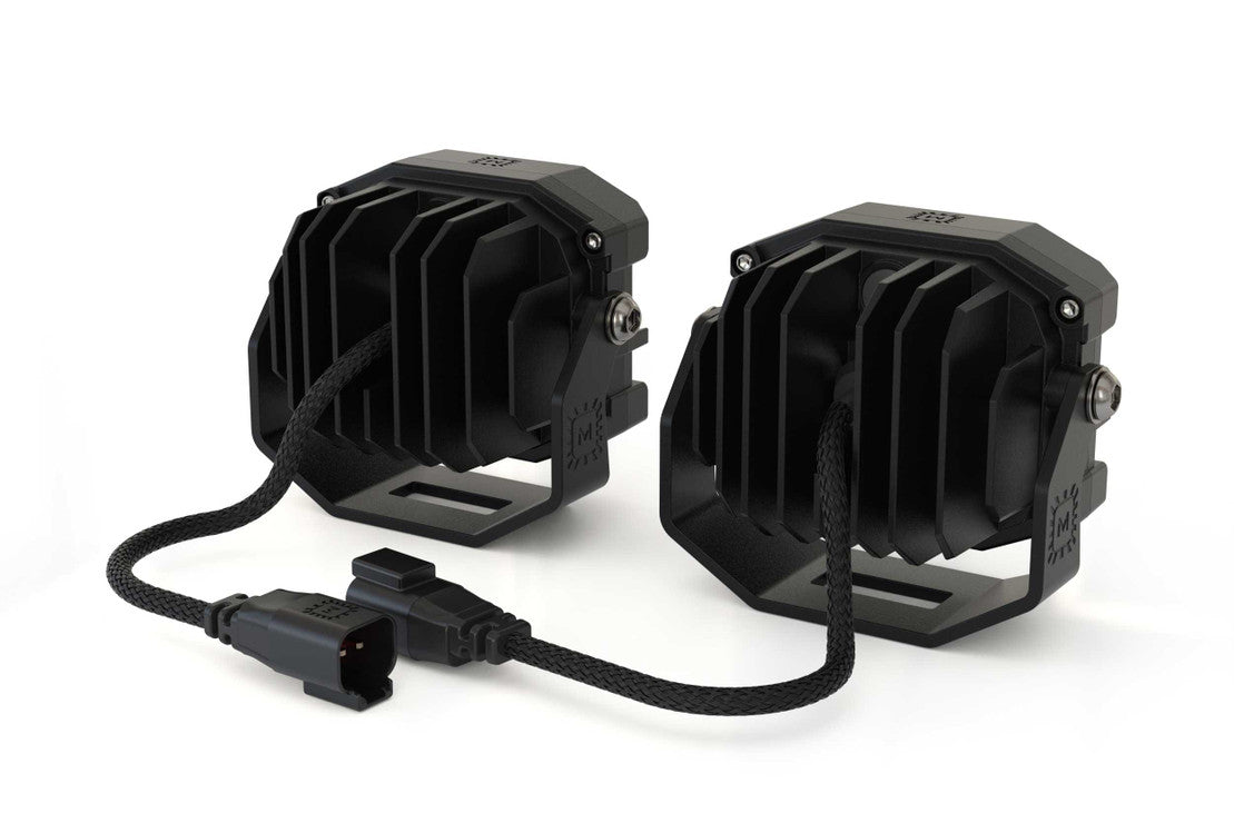 Universal Surface Mount 4Banger LED Light Pods LED headlight kit AutoLEDTech Oracle Lighting Trendz Flow Series RGBHaloKits OneUpLighting Morimoto