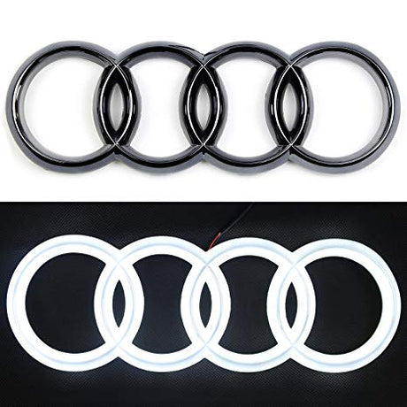 Audi Rings RGBW Color-Changing LED Emblem Logo Badge (Flow Series) LED headlight kit AutoLEDTech Oracle Lighting Trendz Flow Series RGBHaloKits OneUpLighting Morimoto