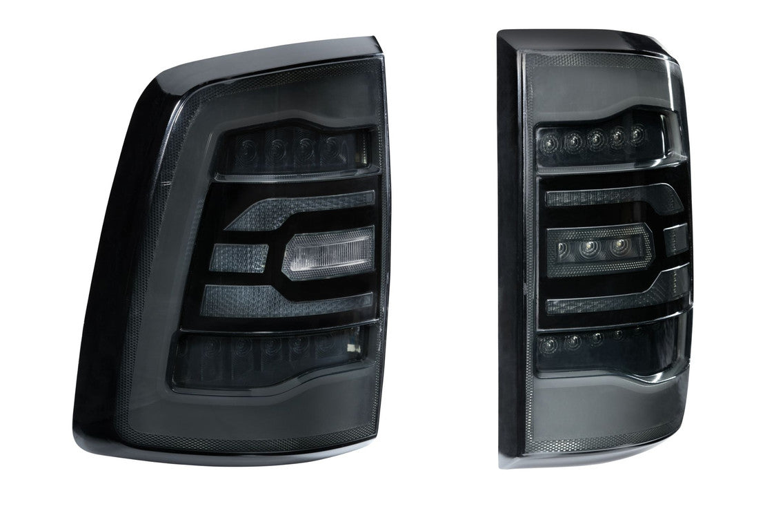 2009-2018 Dodge Ram 1500 2500 HD LED DRL Tri-Beam Projector Facelift Headlights LED headlight kit AutoLEDTech Oracle Lighting Trendz Flow Series RGBHaloKits OneUpLighting Morimoto