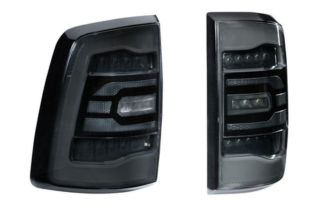 2009-2018 Dodge Ram 1500 2500 HD LED DRL Tri-Beam Projector Facelift Headlights LED headlight kit AutoLEDTech Oracle Lighting Trendz Flow Series RGBHaloKits OneUpLighting Morimoto