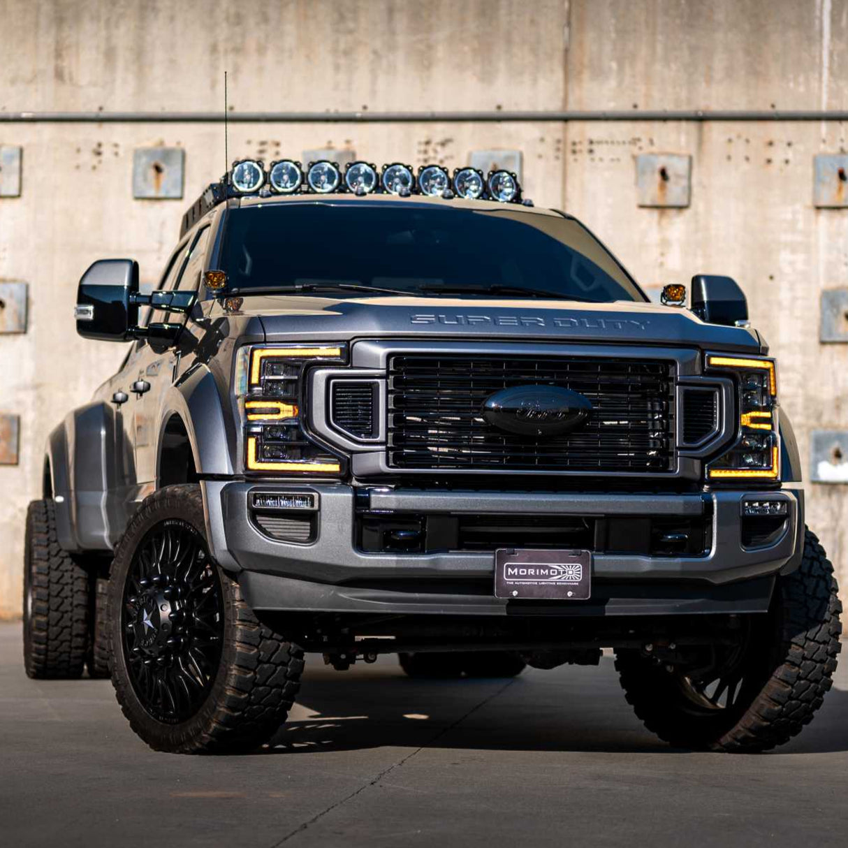 2020-2022 Ford Super Duty F-250/F-350 Amber LED DRL Projector Replacement Headlights LED headlight kit AutoLEDTech Oracle Lighting Trendz Flow Series RGBHaloKits OneUpLighting Morimoto