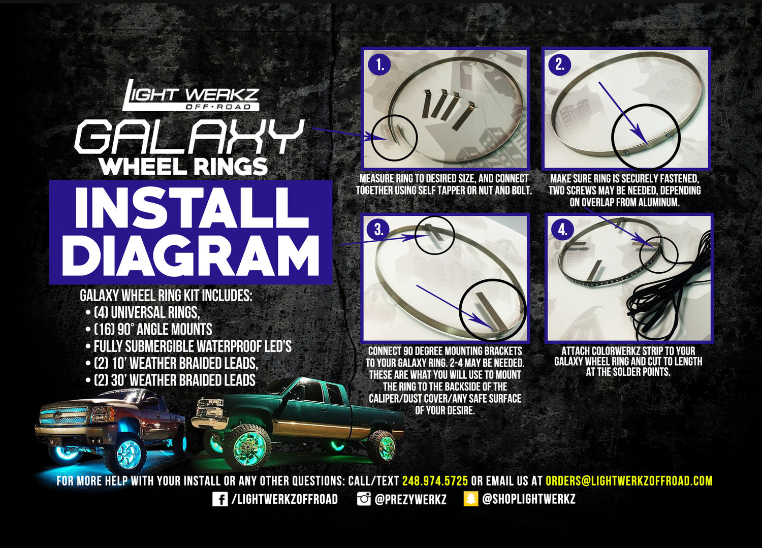 Color-Chasing RGB LED Wheel Ring Lights Kit (Flow Series) LED headlight kit AutoLEDTech Oracle Lighting Trendz Flow Series RGBHaloKits OneUpLighting Morimoto