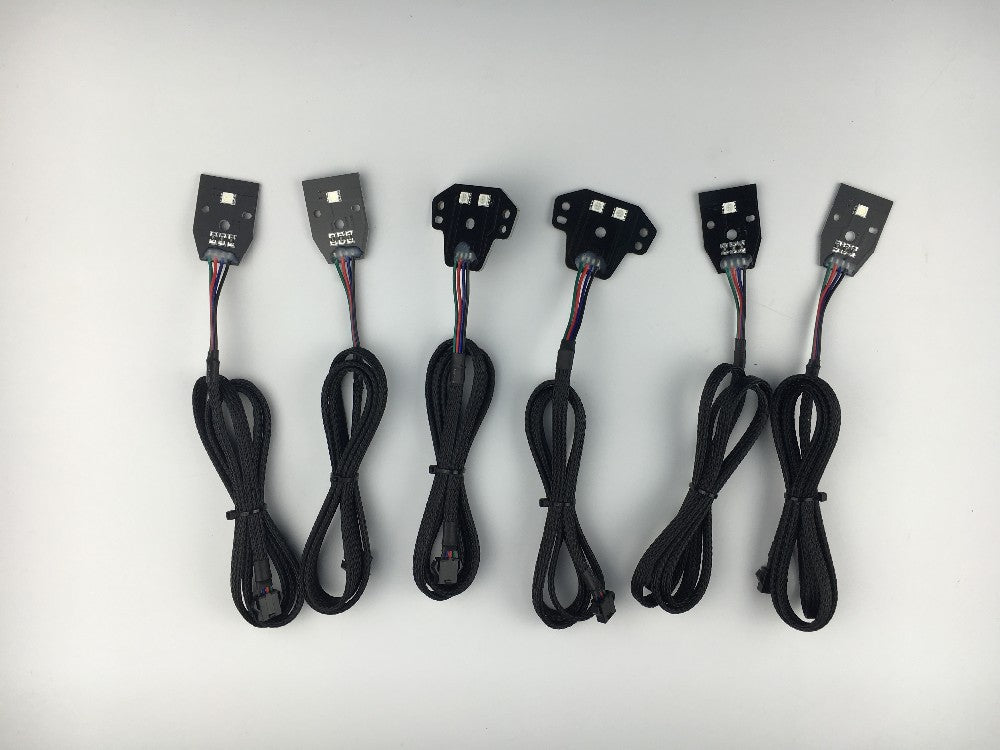 2015-2023 Dodge Charger RGBW +A LED DRL Replacement Boards LED headlight kit AutoLEDTech Oracle Lighting Trendz Flow Series RGBHaloKits OneUpLighting Morimoto