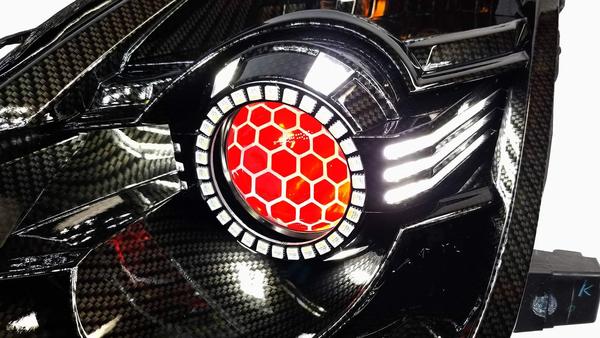 2003-2009 Nissan 350z RGBW Color-Chasing LED Halo Kit LED headlight kit AutoLEDTech Oracle Lighting Trendz Flow Series RGBHaloKits OneUpLighting Morimoto