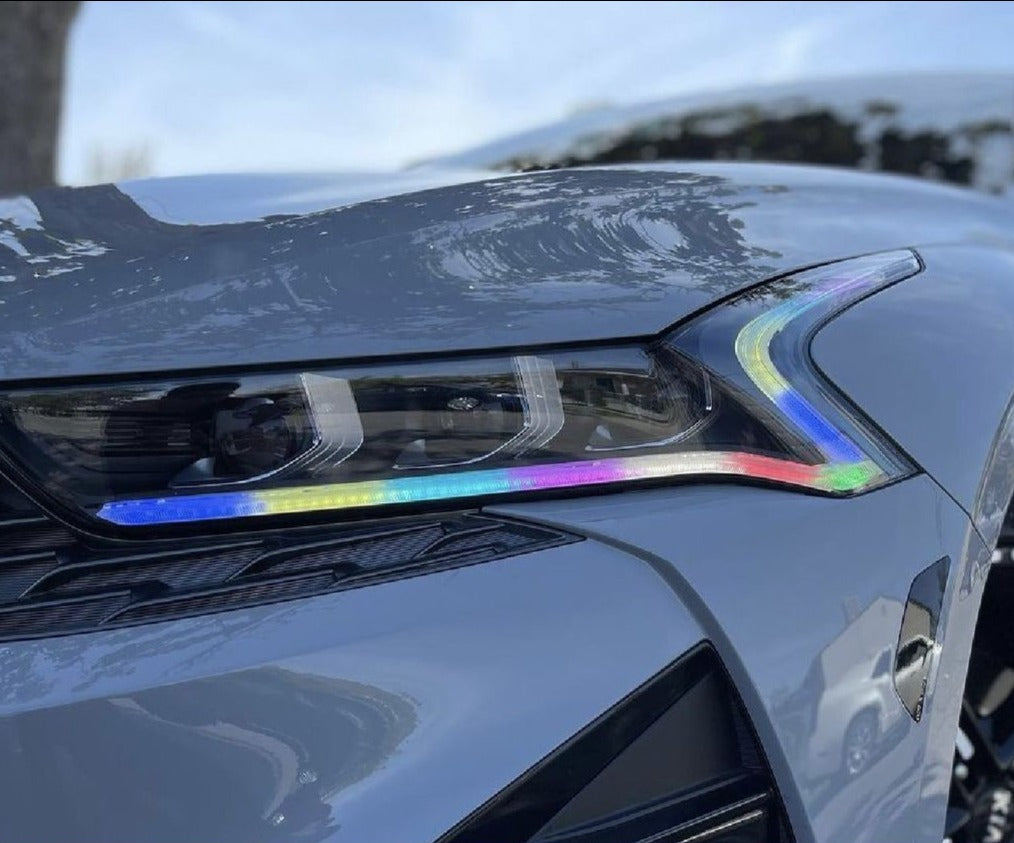 2021+ Kia K5 RGBW Color-Chasing LED DRL Tube Kit LED headlight kit AutoLEDTech Oracle Lighting Trendz Flow Series RGBHaloKits OneUpLighting Morimoto