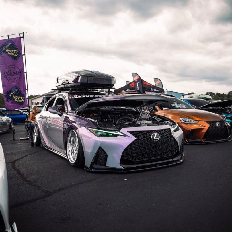 2021-2023 Lexus IS 300 350 F 500 RGBW Color-Chasing LED DRL Tube Kit LED headlight kit AutoLEDTech Oracle Lighting Trendz Flow Series RGBHaloKits OneUpLighting Morimoto