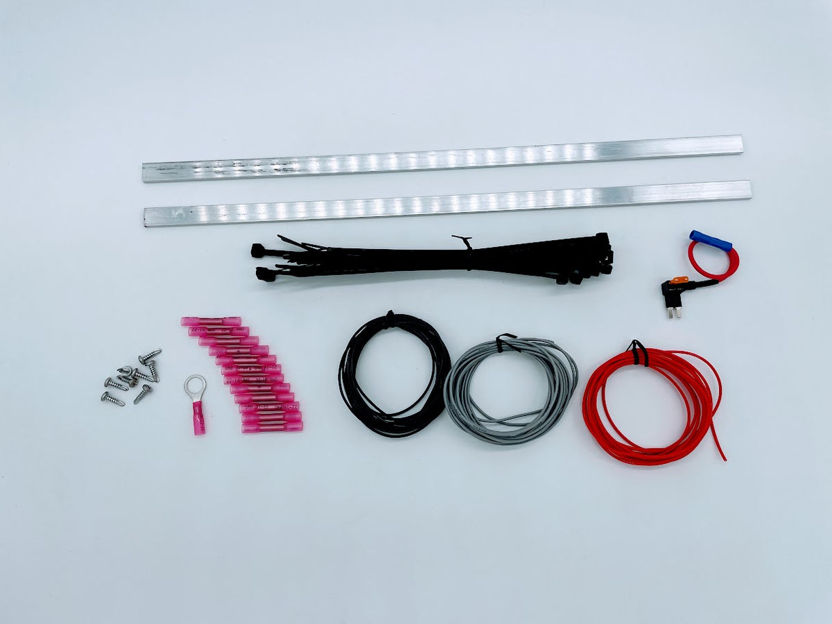 2020-2022 Ford Super Duty F250 Scanning LED Center Grill Accent Lights Kit