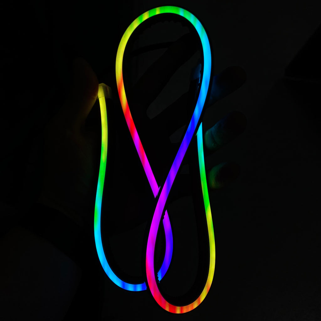 Slim Flexible Color-Chasing RGBW LED DRL Tube Rope Strips (12" | 24" | 36") LED headlight kit AutoLEDTech Oracle Lighting Trendz Flow Series RGBHaloKits OneUpLighting Morimoto