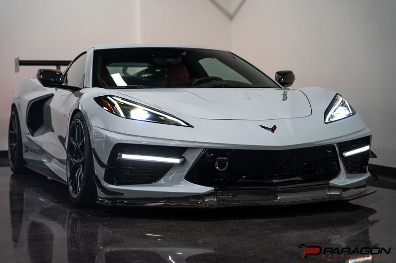 2020-2023+ Chevrolet C8 Corvette Sequential Switchback LED DRL Grill Accent Light Bar Assemblies LED headlight kit AutoLEDTech Oracle Lighting Trendz Flow Series RGBHaloKits OneUpLighting Morimoto