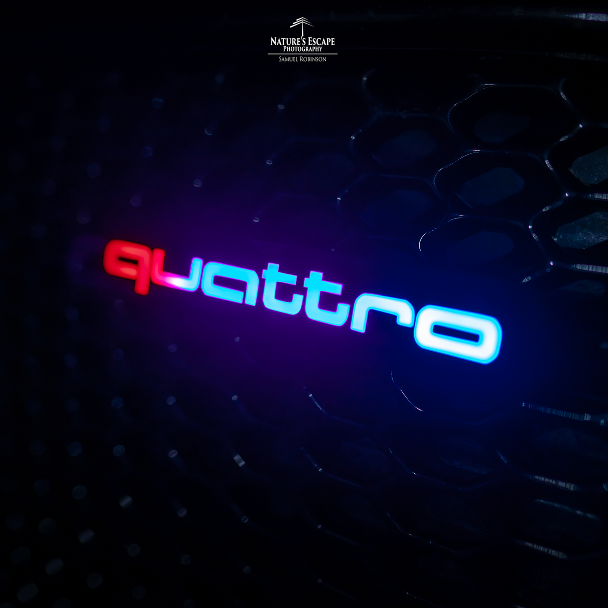 1980-2023+ Audi Quattro RGBW Flow Series LED Badge Emblem Logo LED headlight kit AutoLEDTech Oracle Lighting Trendz Flow Series RGBHaloKits OneUpLighting Morimoto