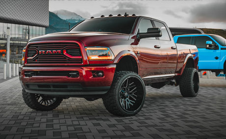 2009-2018 Dodge Ram 1500 2500 HD LED DRL Projector Headlight Assemblies LED headlight kit AutoLEDTech Oracle Lighting Trendz Flow Series RGBHaloKits OneUpLighting Morimoto