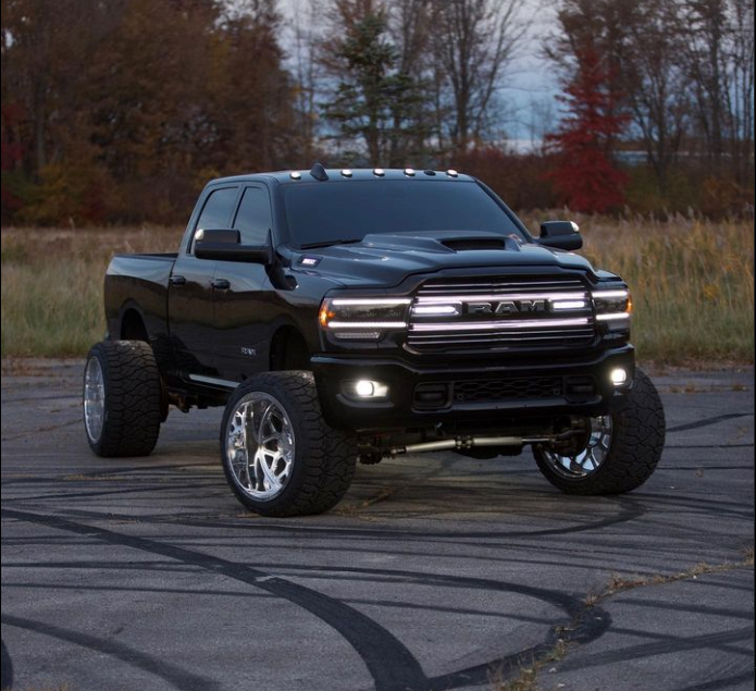 2019-2024 Ram 1500 Laramie LED Grill Accent Lights Bar Kit