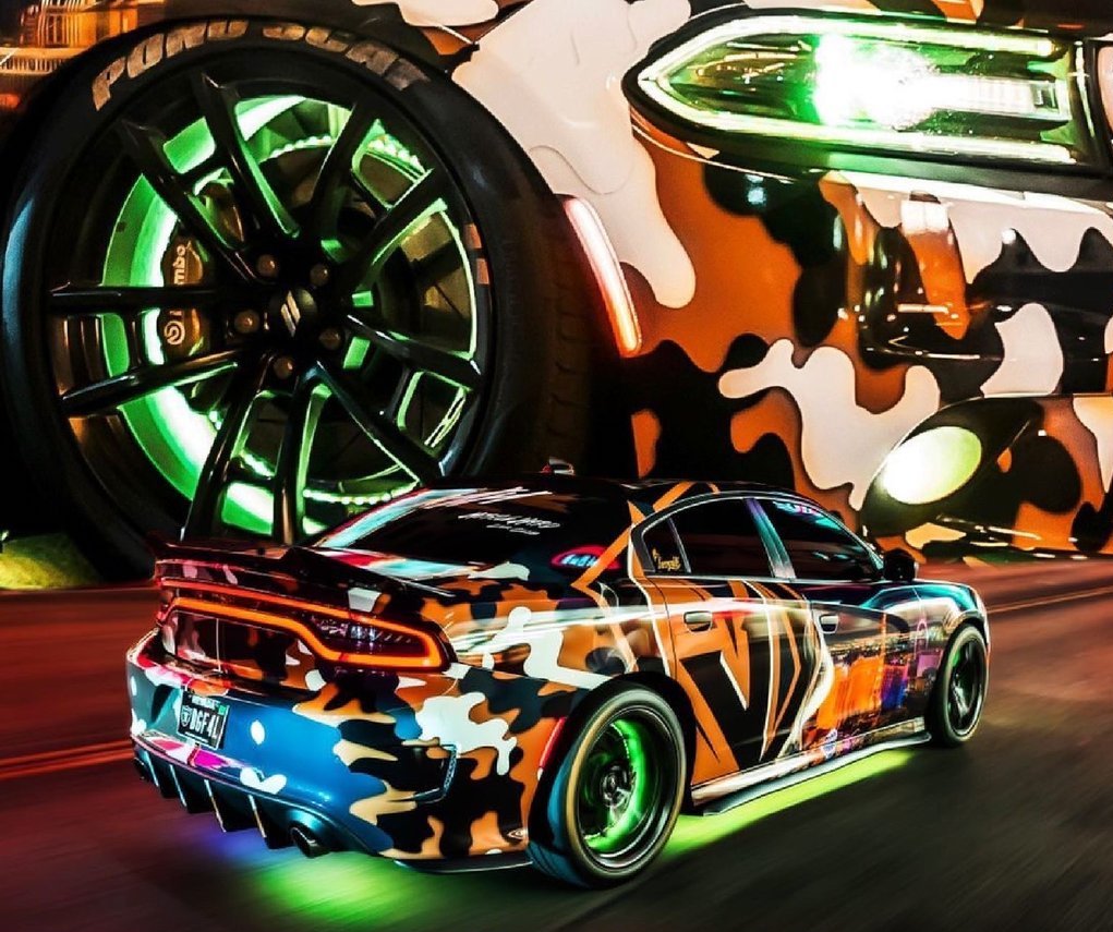 Color-Chasing RGB LED Wheel Ring Lights Kit (Flow Series) LED headlight kit AutoLEDTech Oracle Lighting Trendz Flow Series RGBHaloKits OneUpLighting Morimoto