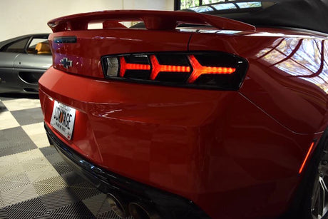 2016-2018 Chevrolet Camaro LED DRL Projector Headlights LED headlight kit AutoLEDTech Oracle Lighting Trendz Flow Series RGBHaloKits OneUpLighting Morimoto
