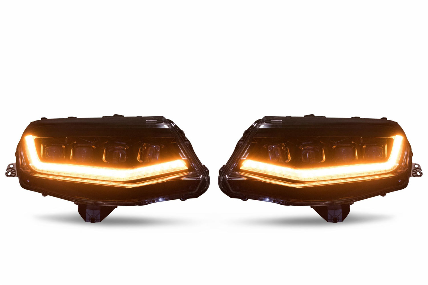 2016-2018 Chevrolet Camaro LED DRL Projector Headlights LED headlight kit AutoLEDTech Oracle Lighting Trendz Flow Series RGBHaloKits OneUpLighting Morimoto