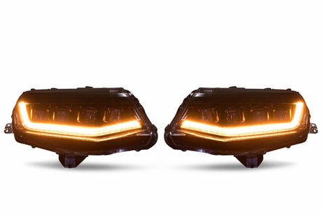 2016-2018 Chevrolet Camaro LED DRL Projector Headlights LED headlight kit AutoLEDTech Oracle Lighting Trendz Flow Series RGBHaloKits OneUpLighting Morimoto