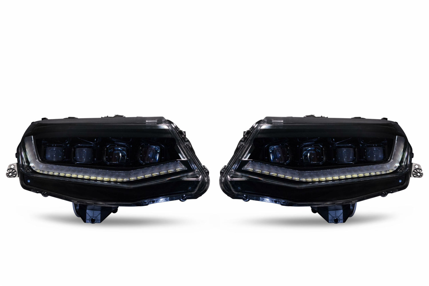 2016-2018 Chevrolet Camaro LED DRL Projector Headlights LED headlight kit AutoLEDTech Oracle Lighting Trendz Flow Series RGBHaloKits OneUpLighting Morimoto