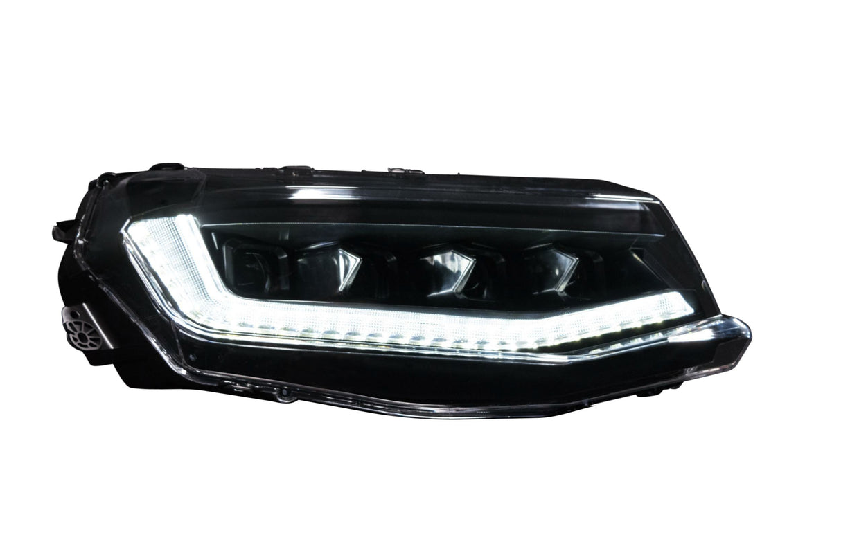 2016-2018 Chevrolet Camaro LED DRL Projector Headlights LED headlight kit AutoLEDTech Oracle Lighting Trendz Flow Series RGBHaloKits OneUpLighting Morimoto