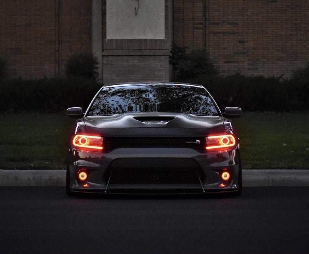 2015-2023 Dodge Charger RGBW +A LED DRL Replacement Boards LED headlight kit AutoLEDTech Oracle Lighting Trendz Flow Series RGBHaloKits OneUpLighting Morimoto