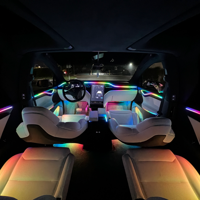 Flow Series LED Interior Dash Trim Ambient Lighting + Footwell Lighting Kit LED headlight kit AutoLEDTech Oracle Lighting Trendz Flow Series RGBHaloKits OneUpLighting Morimoto