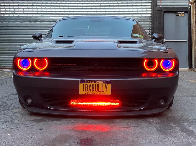 2015-2023 Dodge Challenger RGBW +A LED DRL Replacement Boards LED headlight kit AutoLEDTech Oracle Lighting Trendz Flow Series RGBHaloKits OneUpLighting Morimoto