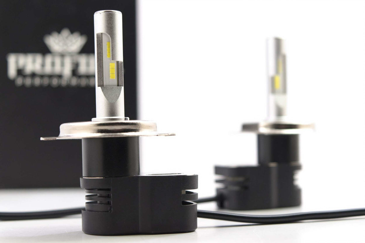 High Powered 6k Pure White LED Headlight / Foglight Bulbs (40W) LED headlight kit AutoLEDTech Oracle Lighting Trendz Flow Series RGBHaloKits OneUpLighting Morimoto