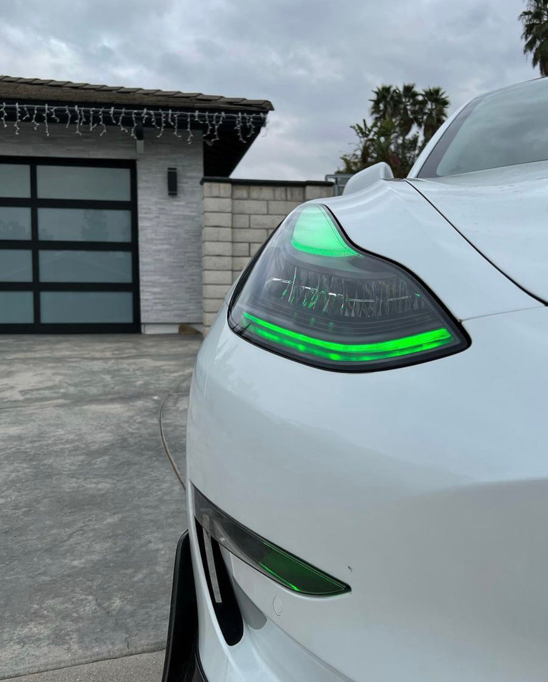 2017-2023 Tesla Model 3 RGBW Color-Chasing DRL Tube Kit (Flow Series) LED headlight kit AutoLEDTech Oracle Lighting Trendz Flow Series RGBHaloKits OneUpLighting Morimoto