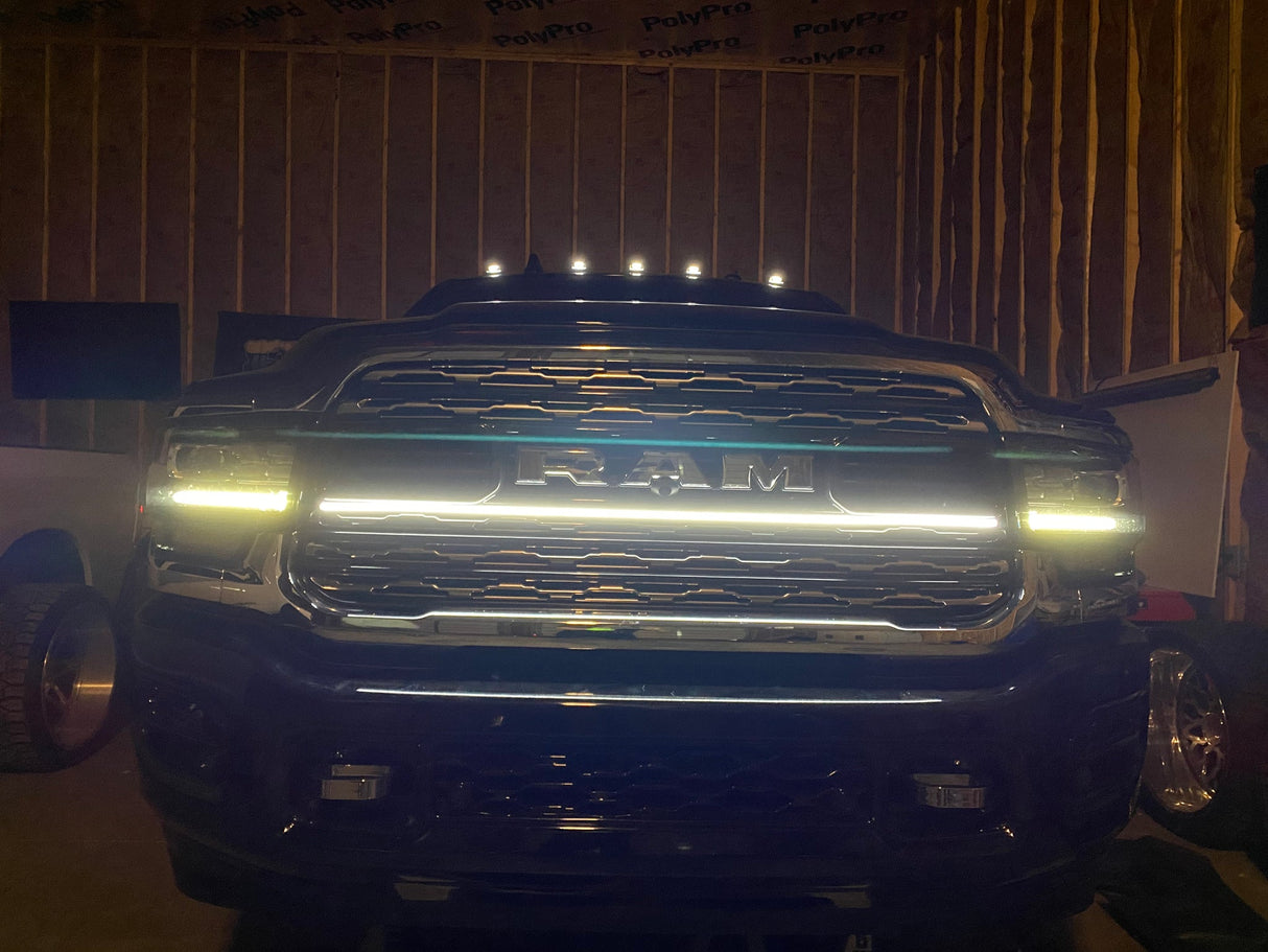2019-2023+ Ram 2500 3500 Limited LED Grill Accent Lights Kit LED headlight kit AutoLEDTech Oracle Lighting Trendz Flow Series RGBHaloKits OneUpLighting Morimoto