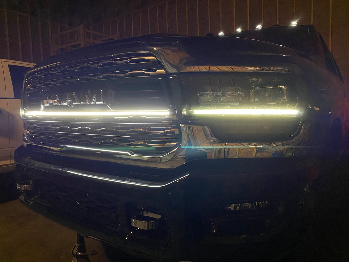 2019-2023+ Ram 2500 3500 Limited LED Grill Accent Lights Kit LED headlight kit AutoLEDTech Oracle Lighting Trendz Flow Series RGBHaloKits OneUpLighting Morimoto