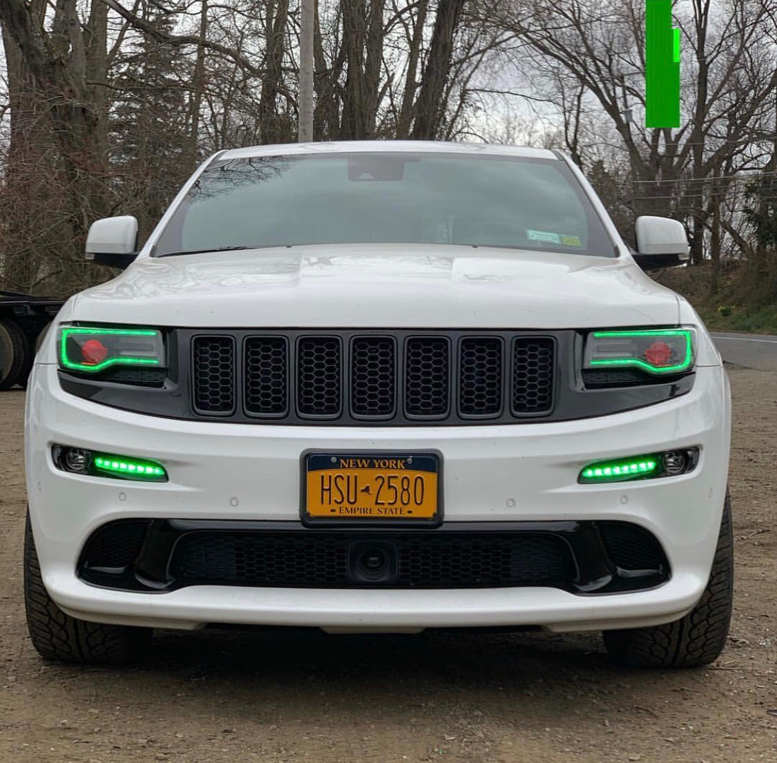 2014-2021 Jeep Grand Cherokee WK2 RGBW Color-Chasing LED DRL Boards LED headlight kit AutoLEDTech Oracle Lighting Trendz Flow Series RGBHaloKits OneUpLighting Morimoto