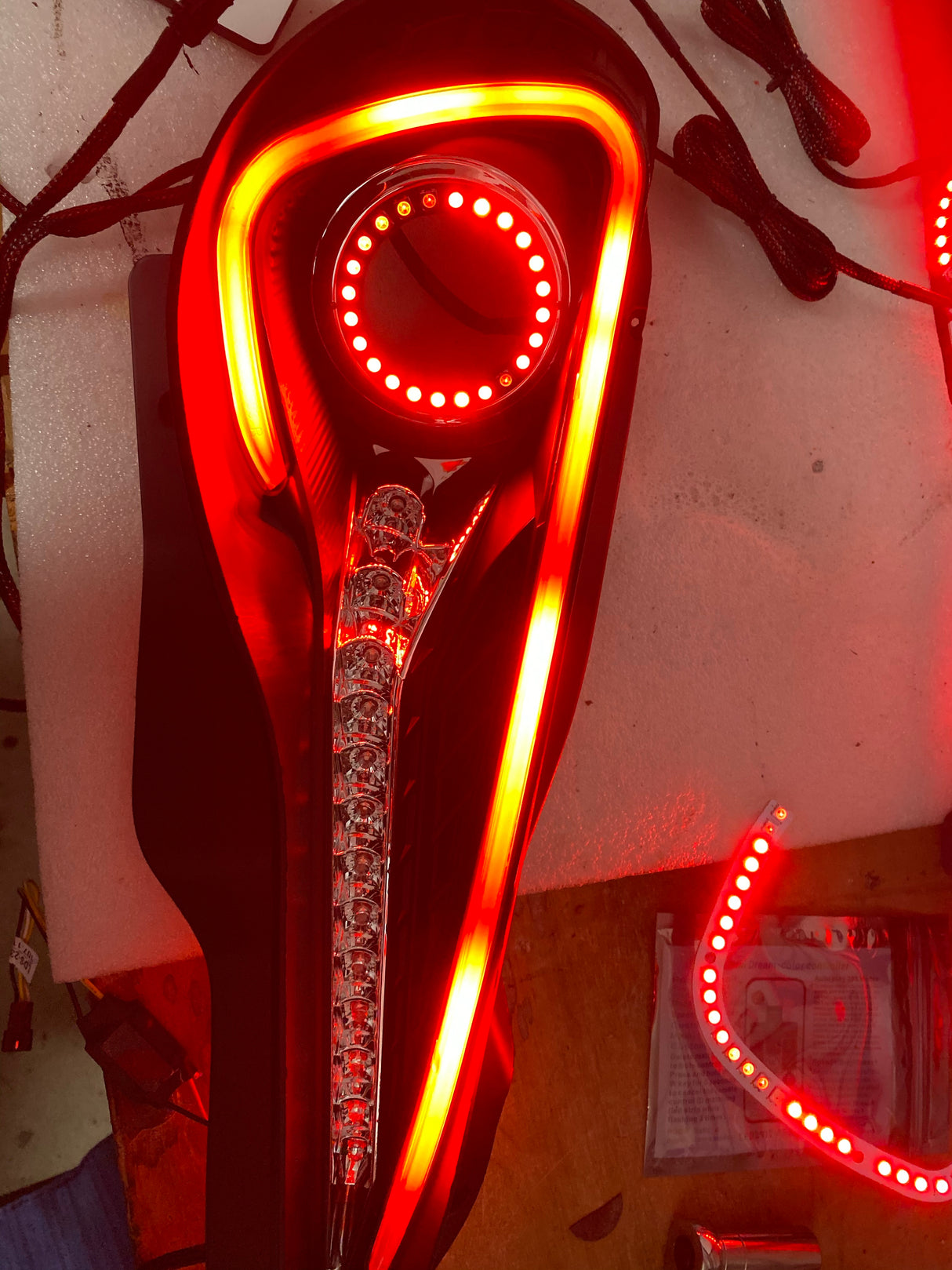 2012-2017 Scion FR-S Spec D RGBW Color-Chasing DRL Boards LED headlight kit AutoLEDTech Oracle Lighting Trendz Flow Series RGBHaloKits OneUpLighting Morimoto