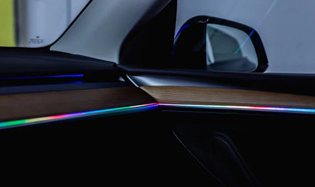 Flow Series LED Interior Dash Trim Ambient Lighting + Footwell Lighting Kit LED headlight kit AutoLEDTech Oracle Lighting Trendz Flow Series RGBHaloKits OneUpLighting Morimoto