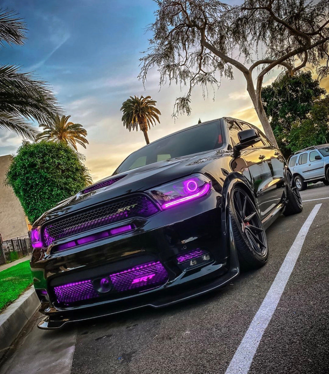 2014-2020 Dodge Durango RGBW Flow Series LED DRL Boards LED headlight kit AutoLEDTech Oracle Lighting Trendz Flow Series RGBHaloKits OneUpLighting Morimoto