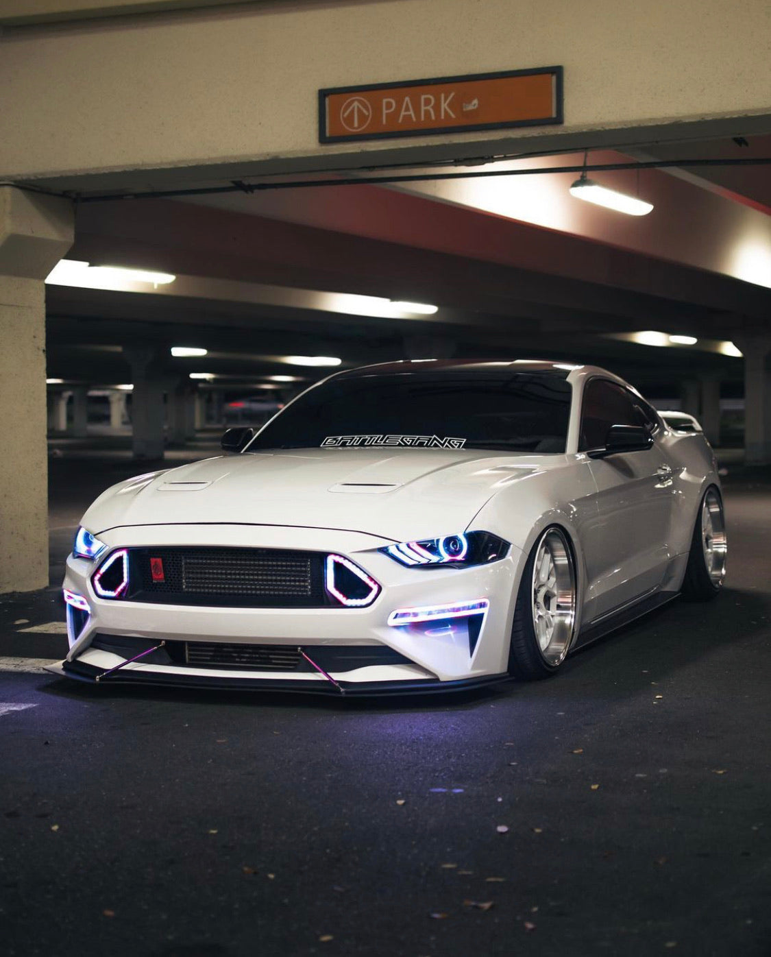 2018-2022 Ford Mustang RGBW Color-Chasing LED DRL Boards LED headlight kit AutoLEDTech Oracle Lighting Trendz Flow Series RGBHaloKits OneUpLighting Morimoto