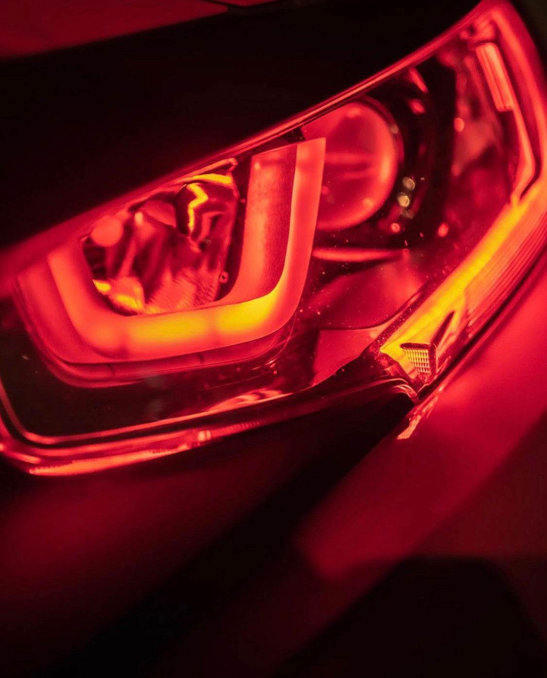 2016-2021 Honda Civic RGBW Color-Chasing LED DRL Tube Kit LED headlight kit AutoLEDTech Oracle Lighting Trendz Flow Series RGBHaloKits OneUpLighting Morimoto