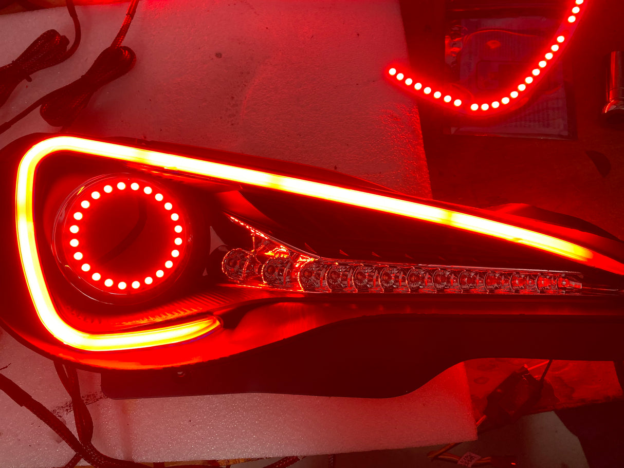 2012-2017 Scion FR-S Spec D RGBW Color-Chasing DRL Boards LED headlight kit AutoLEDTech Oracle Lighting Trendz Flow Series RGBHaloKits OneUpLighting Morimoto