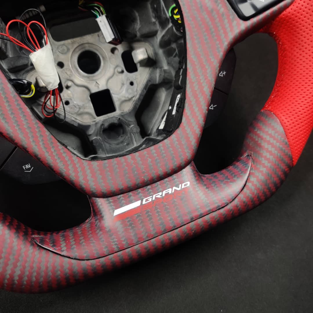 2014-2019 Chevrolet C7 Corvette Custom Carbon Fiber Steering Wheel w/ LED RPM Display LED headlight kit AutoLEDTech Oracle Lighting Trendz Flow Series RGBHaloKits OneUpLighting Morimoto