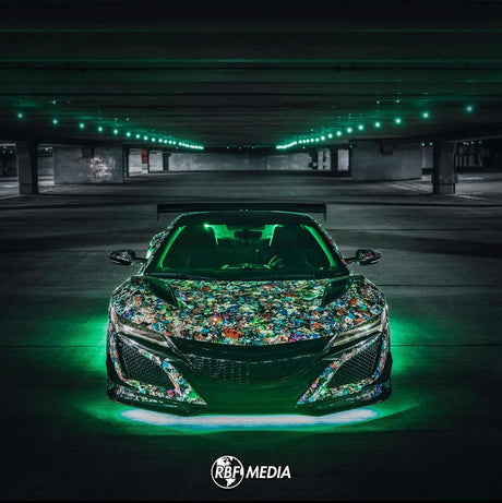 6-Piece Flexible RGBW Color-Chasing LED Symmetrical Underbody Underglow Lights Kit LED headlight kit AutoLEDTech Oracle Lighting Trendz Flow Series RGBHaloKits OneUpLighting Morimoto